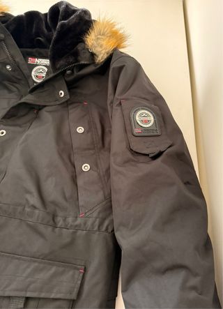 Parka Geographical Norway Hombre Talla L Negra