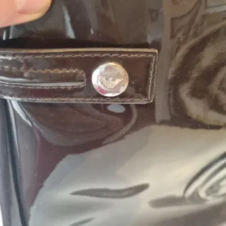 Borsa Armani Jeans Marrone in Pelle Scamosciata