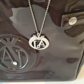 Borsa Armani Jeans Marrone in Pelle Scamosciata