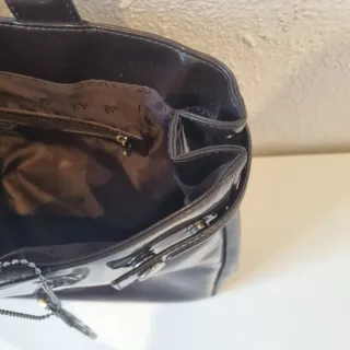 Borsa Armani Jeans Marrone in Pelle Scamosciata