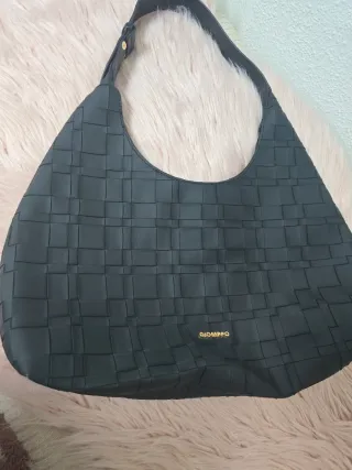 Bolso Gioseppo negro tejido