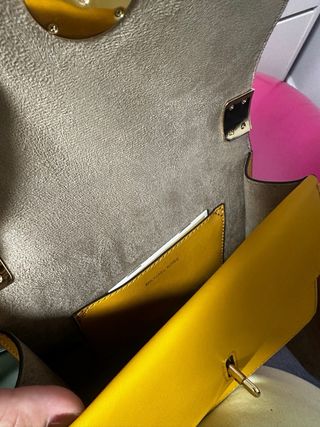 Bolso Michael Kors Amarillo Dorado