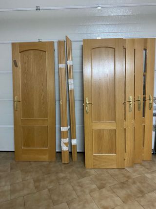 Puertas de madera maciza