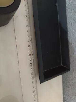 Centro de mesa con 2 velas decorativas