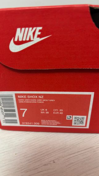 Nike Shox NZ Gris Talla 40