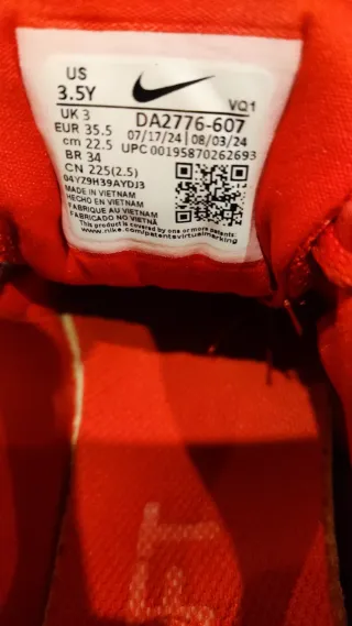 Zapatillas Nike Infantil Rojas