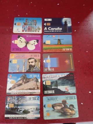 94 Tarjetas Telefónicas España 250 Ptas. Distintas