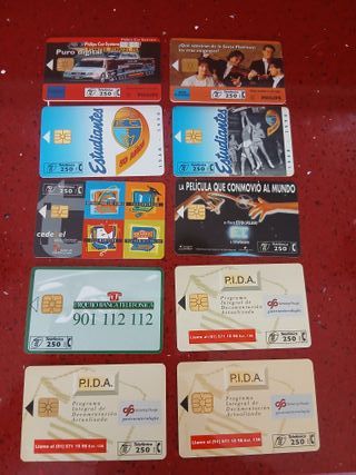 94 Tarjetas Telefónicas España 250 Ptas. Distintas