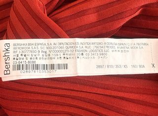 Mono coral halter talla XS