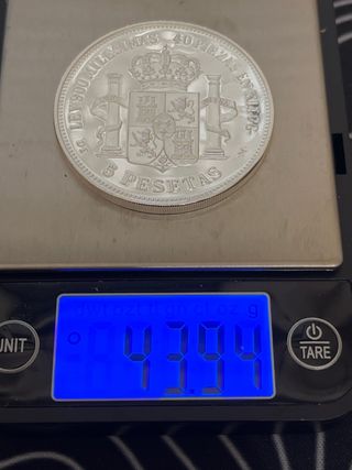 Moneda de Plata de 44 gramos