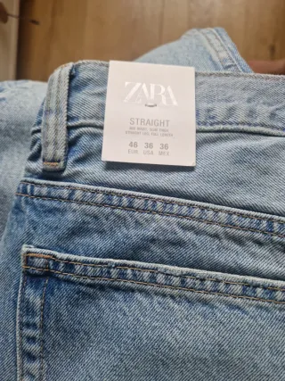 Pantalón vaquero Zara Talla 46