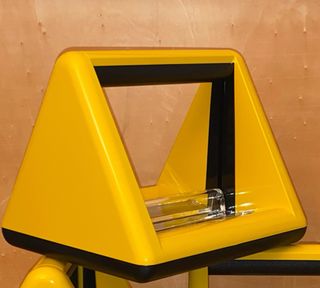 Biesse - portatovaglioli giallo in ABS design’70