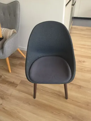 Silla IKEA BALTSAR tela y madera