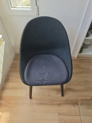 Silla IKEA BALTSAR tela y madera