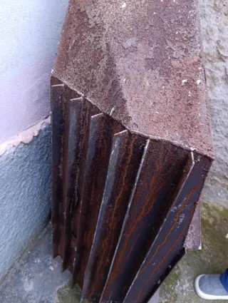 Insertable chimenea hierro