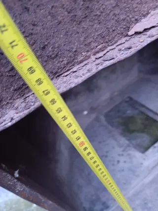 Insertable chimenea hierro