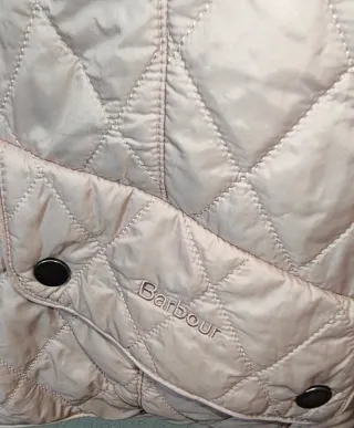 Chaqueta acolchada Barbour rosa mujer