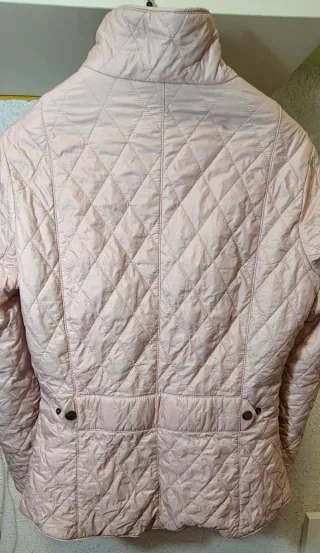 Chaqueta acolchada Barbour rosa mujer
