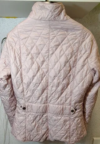 Chaqueta acolchada Barbour rosa mujer