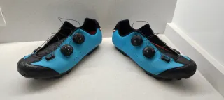 Botas Ciclismo con Calas Azul/Negro