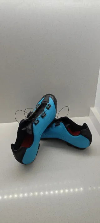 Botas Ciclismo con Calas Azul/Negro