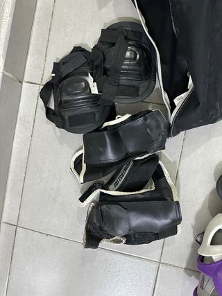 Patines en línea Oxelo morado y blanco