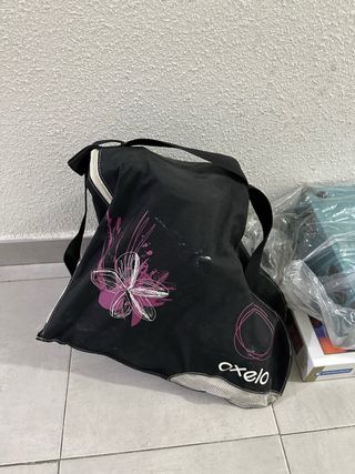 Patines en línea Oxelo morado y blanco