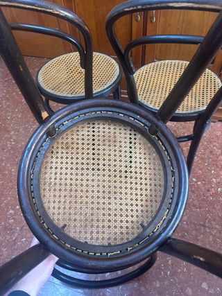 3 Sillas estilo Thonet Bistrot Madera