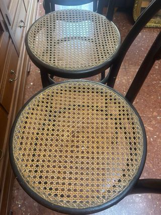 3 Sillas estilo Thonet Bistrot Madera