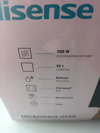 Forno a microonde Hisense nero