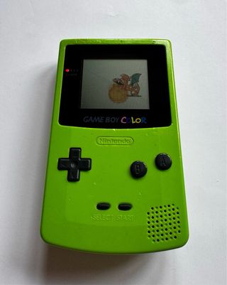 Nintendo Game Boy Color Verde + 2 Juegos Pokémon