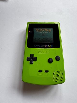 Nintendo Game Boy Color Verde + 2 Juegos Pokémon