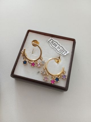 Pendientes Aro Plata 1ª Ley