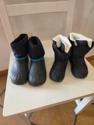 Pantalones y botas nieve