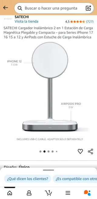 Cargador Inalámbrico Satechi