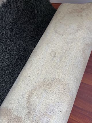 Alfombra salón negra/gris 270x210