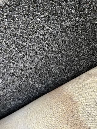 Alfombra salón negra/gris 270x210