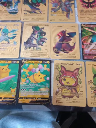 Cartas Pokémon Oro