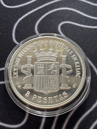 Moneda de plata de 44 gramos