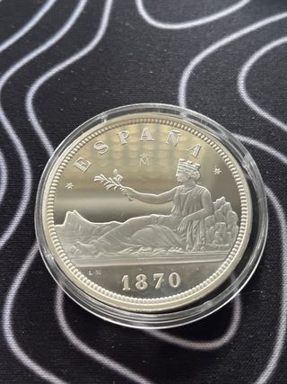 Moneda de plata de 44 gramos