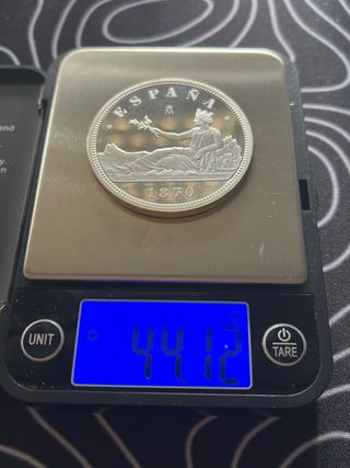 Moneda de plata de 44 gramos