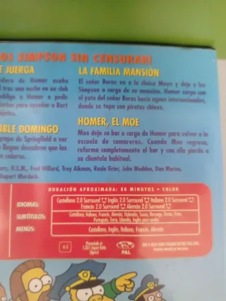 DVD Los Simpson - A lo salvaje (Español)