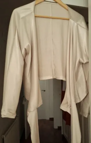 Blusa ,camisa,cruzada champagne XL