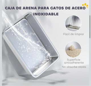 Arenero para gatos PawHut