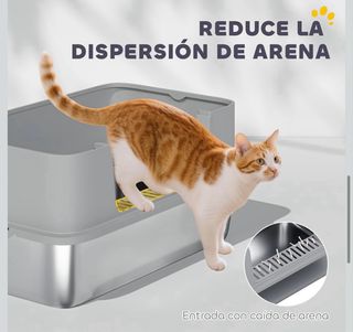 Arenero para gatos PawHut