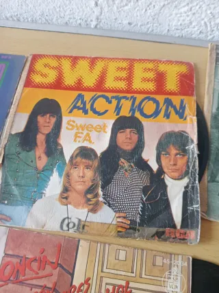 12 Vinilos Pop/Rock Pequeños