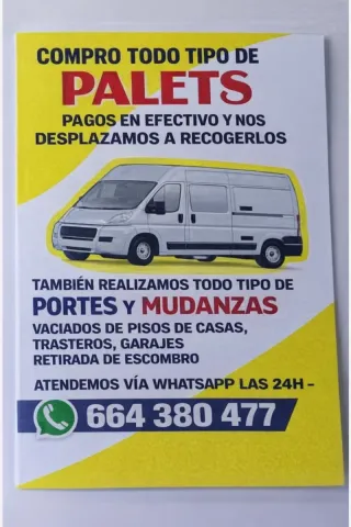- COMPRAMOS PALETS DE MADERA.