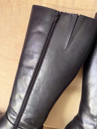 Botas de piel negras talla 39