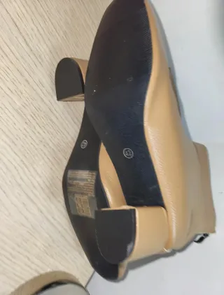 Stivali beige tacco 6cm