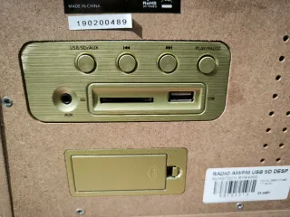 Radio Vintage Sunstech RPR4000 Marrón/Dorado